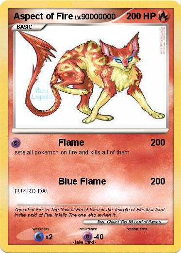 Pokemon Aspect of Fire