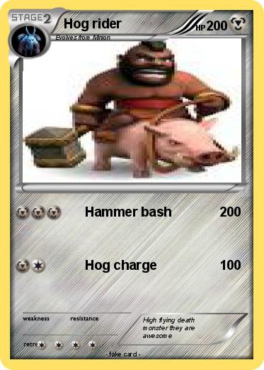 Pokemon Hog rider