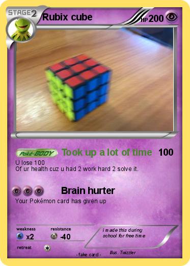 Pokemon Rubix cube