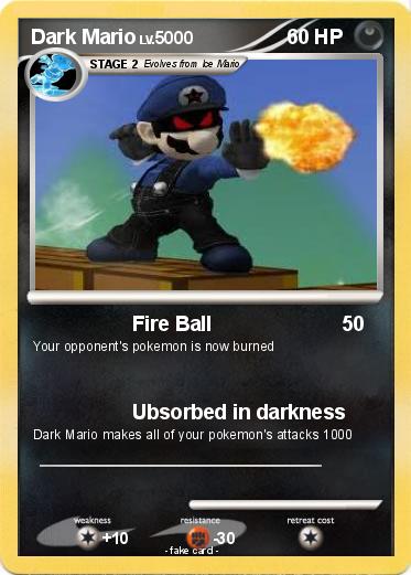 Pokemon Dark Mario
