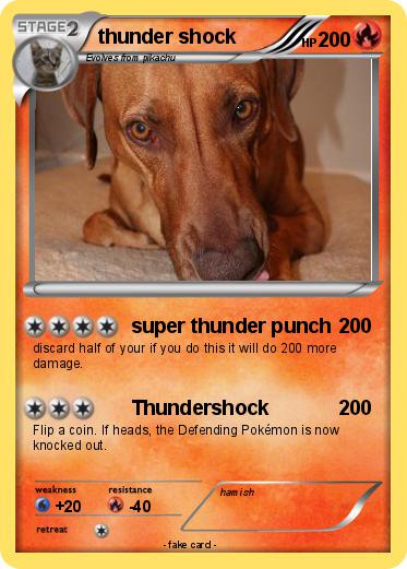 Pokemon thunder shock