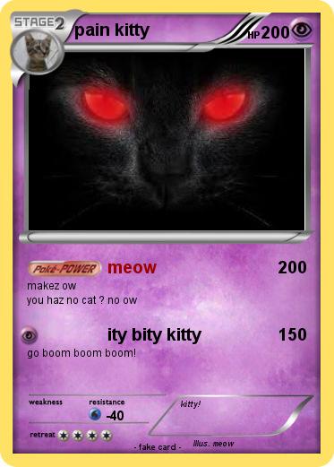 Pokemon pain kitty