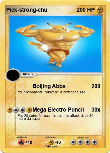 Pokemon Pick-strong-chu