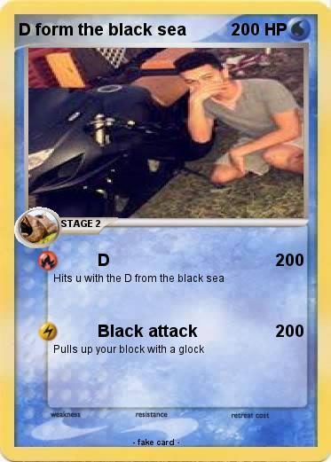 Pokemon D form the black sea