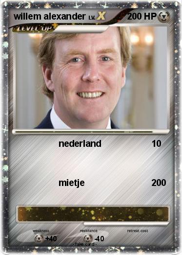 Pokemon willem alexander