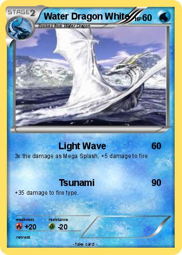 Pokemon Water Dragon White