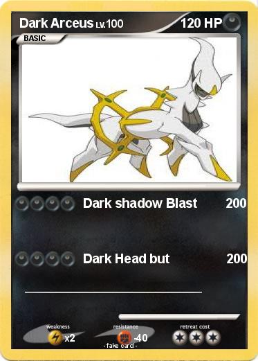Pokemon Dark Arceus