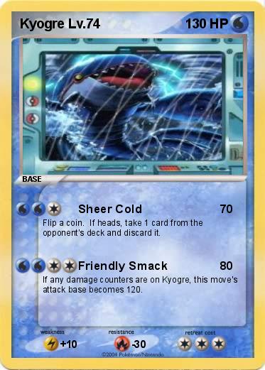 Pokemon Kyogre Lv.74