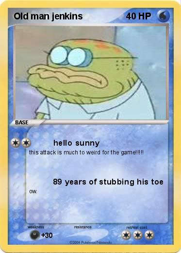 Pokemon Old man jenkins