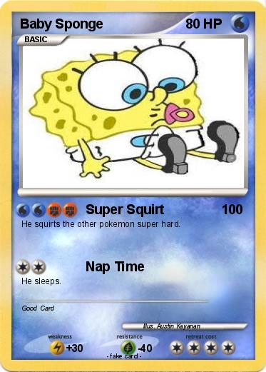 Pokemon Baby Sponge