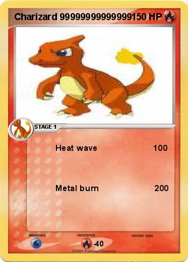 Pokemon Charizard 99999999999999