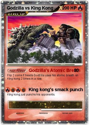 Pokemon Godzilla vs King Kong Pokemon Godzilla vs King Kong