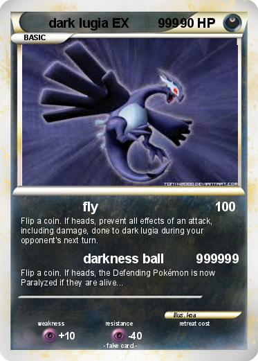 Pokemon dark lugia EX        999 Pokemon dark lugia EX        999