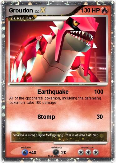 Pokemon Groudon