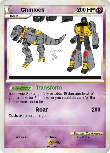 Pokemon Grimlock