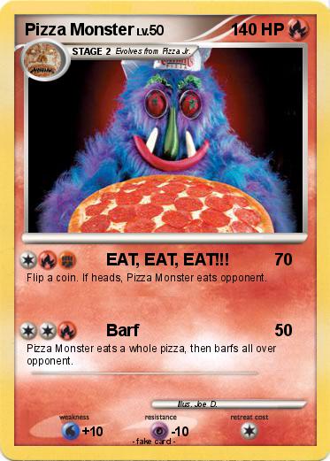 Pokemon Pizza Monster