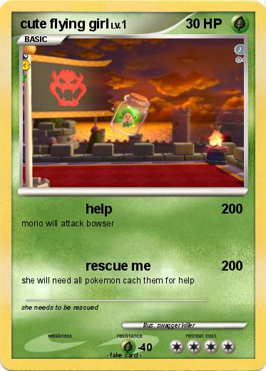 Pokemon cute flying girl