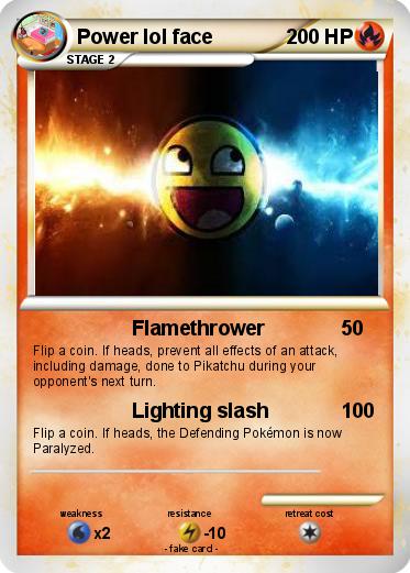 Pokemon Power lol face