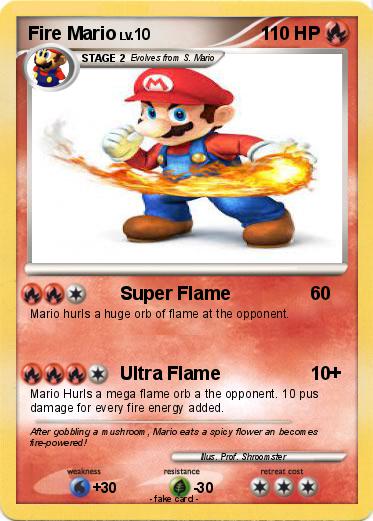 Pokemon Fire Mario