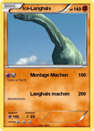Pokemon Ice-Langhals