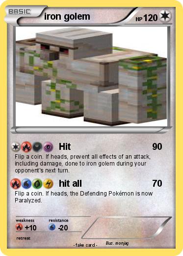 Pokemon iron golem
