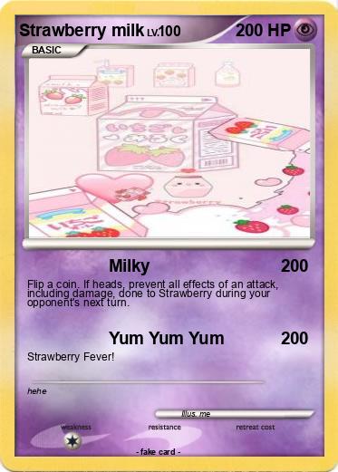 Pokemon Strawberry milk