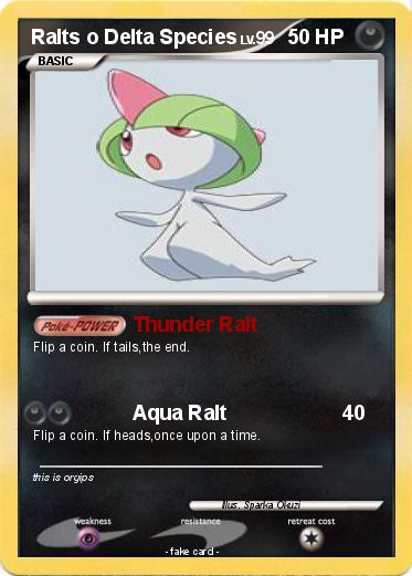 Pokemon Ralts o Delta Species