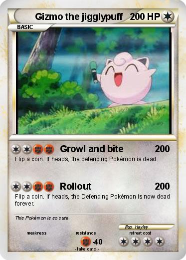 Pokemon Gizmo the jigglypuff