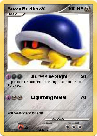 Pokemon Buzzy Beetle