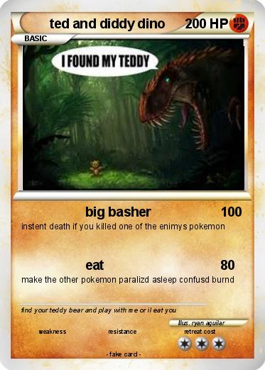 Pokemon ted and diddy dino