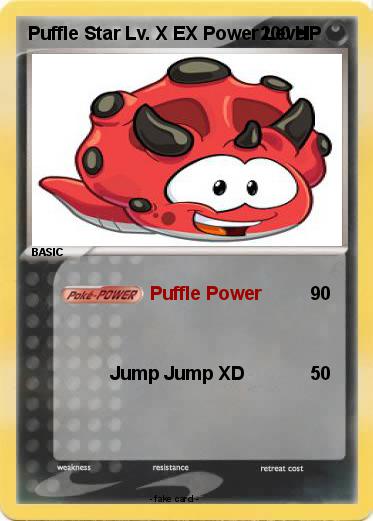 Pokemon Puffle Star Lv. X EX Power Level