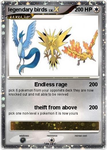 Pokemon legendary birds