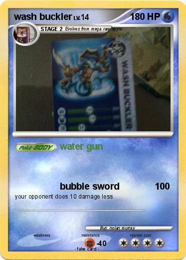 Pokemon wash buckler