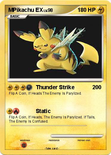 Pokemon MPikachu EX