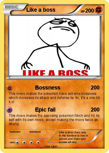 Pokemon Like a boss