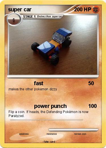 Pokemon super car
