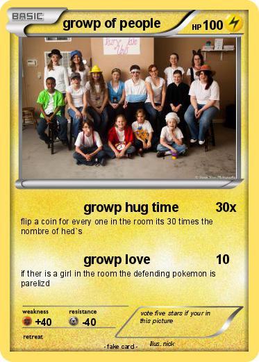 Pokemon growp of people