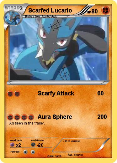 Pokemon Scarfed Lucario