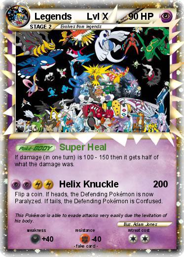 Pokemon Legends      Lvl X