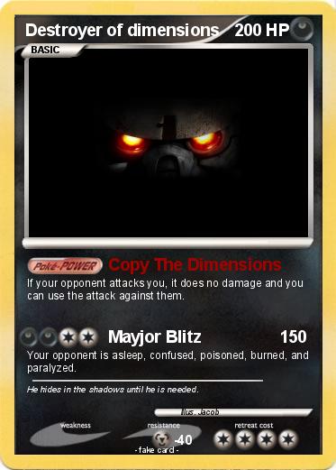 Pokemon Destroyer of dimensions
