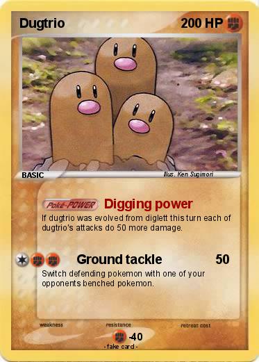 Pokemon Dugtrio