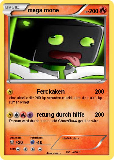 Pokemon mega mone