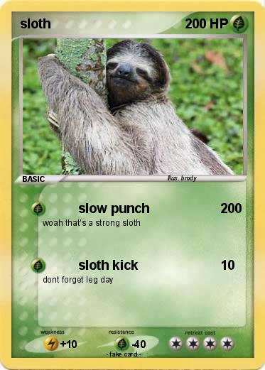 Pokemon sloth