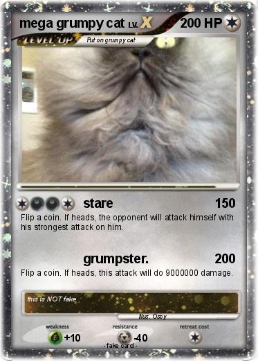 Pokemon mega grumpy cat