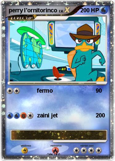 Pokemon perry l'ornitorinco