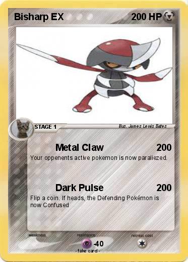 Pokemon Bisharp EX