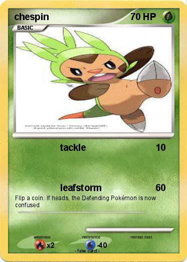 Pokemon chespin