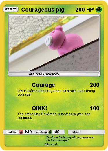 Pokemon Courageous pig
