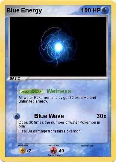 Pokemon Blue Energy