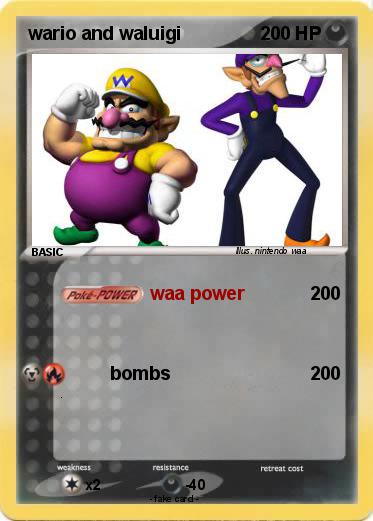 Pokemon wario and waluigi